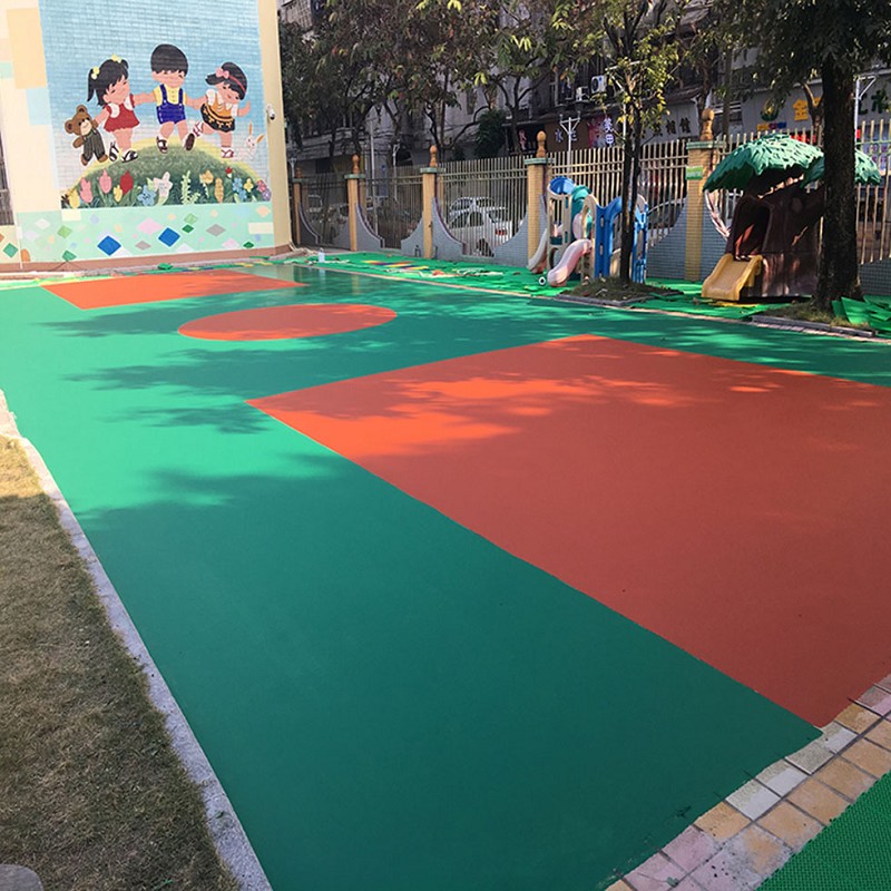 惠城幼兒園塑膠地板 幼兒園epdm顆粒籃球場